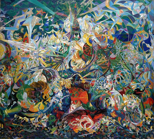 Battle of Lights, Coney Island, Mardi Gras (1913–14) by Joseph Stella