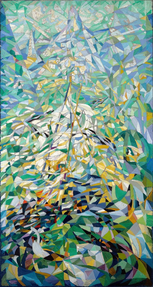 Spring (The Procession) (ca. 1914–16) by Joseph Stella