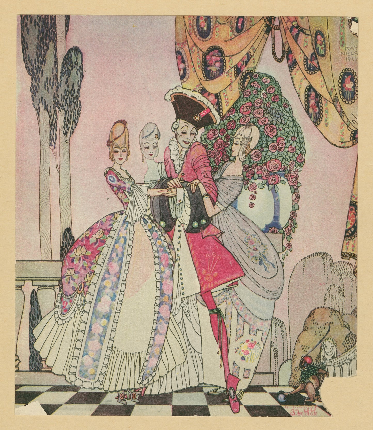 Twelve dancing princesses (1912) by Kay Rasmus Nielsen