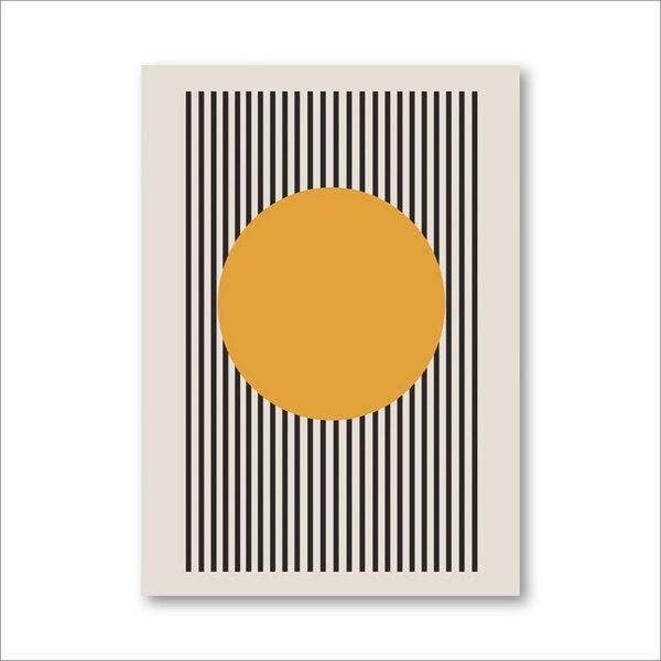 Bauhaus Exhibition Geometric Art Poster