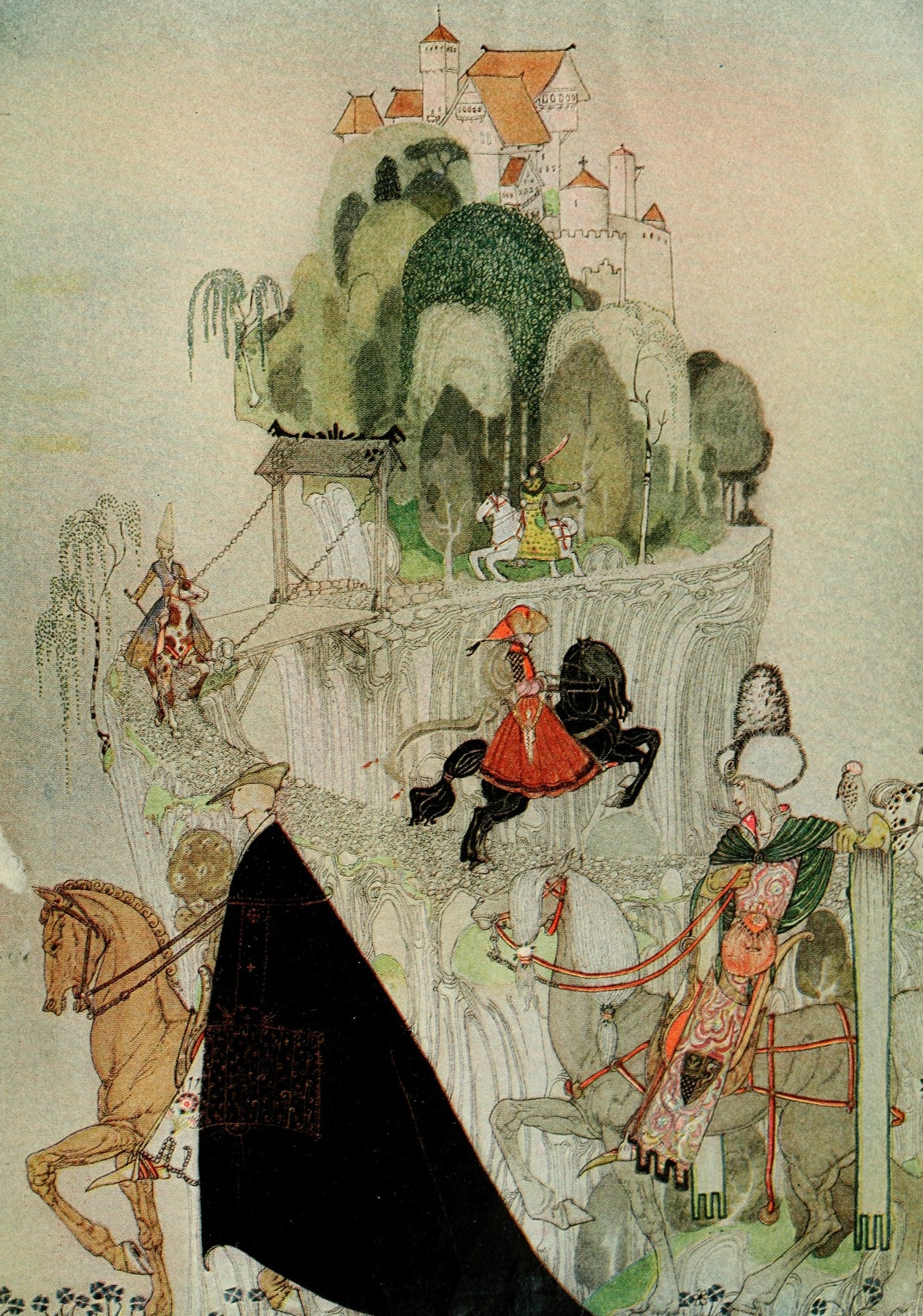 East of the sun and west of the moon pl 15 (1922) by Kay Rasmus Nielsen