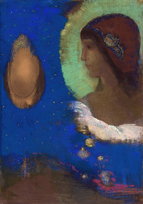 Sita (1882–1898) by Odilon Redon