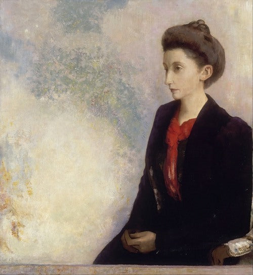 Baroness Robert de Domecy (1900) by Odilon Redon