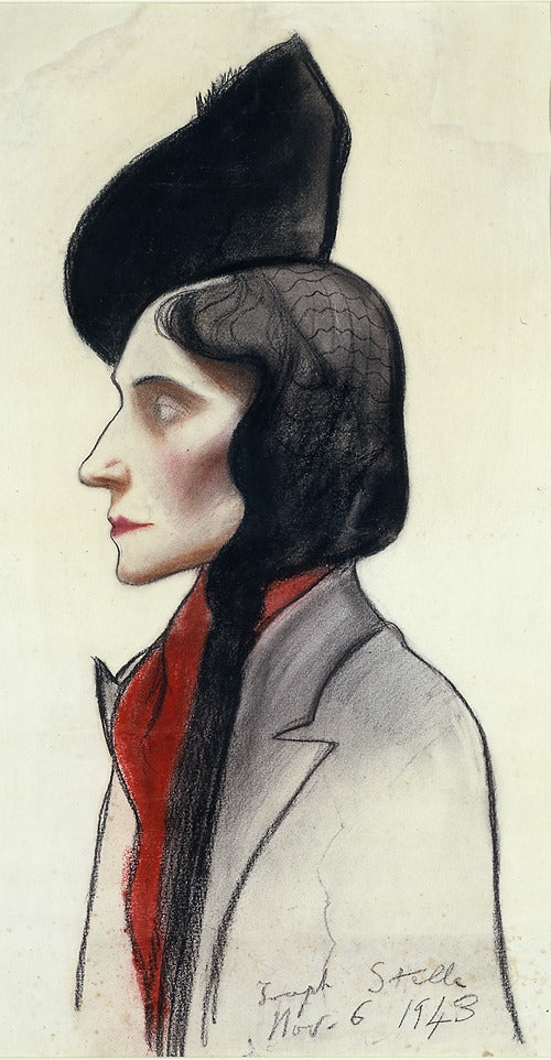 Portrait of Clara Fasano (1943) by Joseph Stella