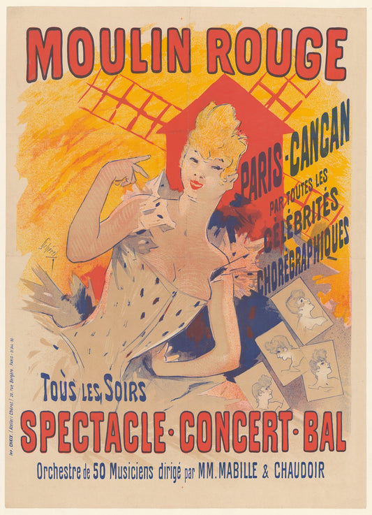 Moulin Rouge, Paris-Cancan (1890)