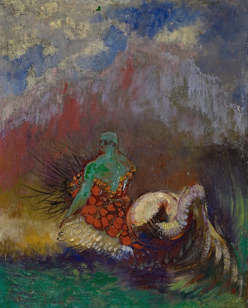 Siren (1900) by Odilon Redon