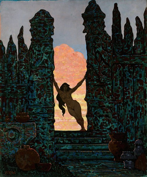 Holy entrance to the Slavic mystery place (1920) by Marian Wawrzeniecki