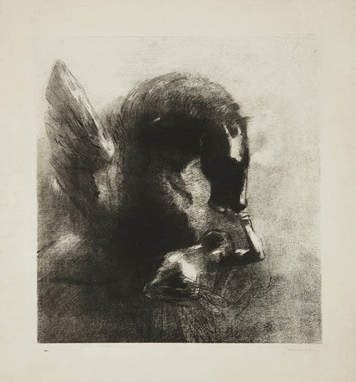 Pégase captif (1889) by Odilon Redon