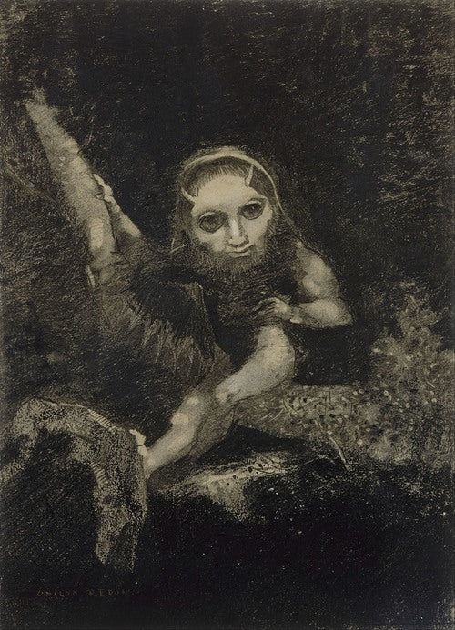 Caliban (1881) by Odilon Redon