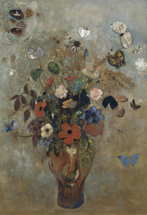 Still Life with Flowers (1905) by Odilon Redon