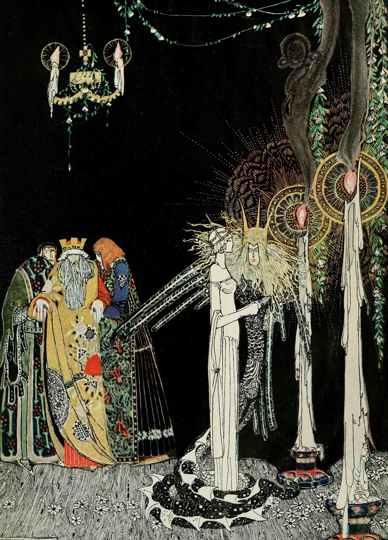 East of the sun and west of the moon pl 08 (1922) by Kay Rasmus Nielsen