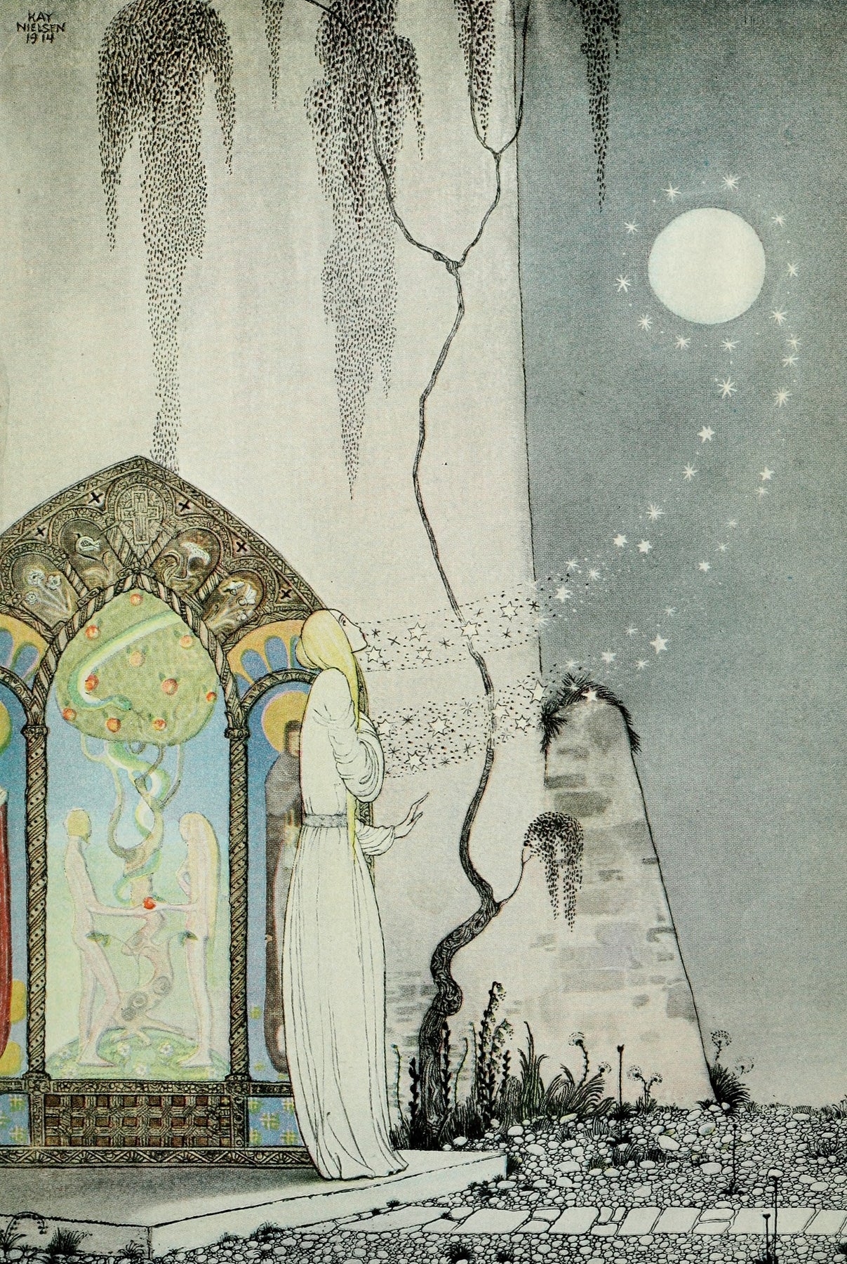 East of the sun and west of the moon pl 09 (1922) by Kay Rasmus Nielsen