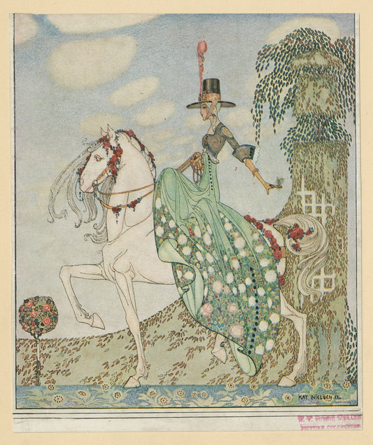 Princess Minon-Minette rides out into the world (1912) by Kay Rasmus Nielsen