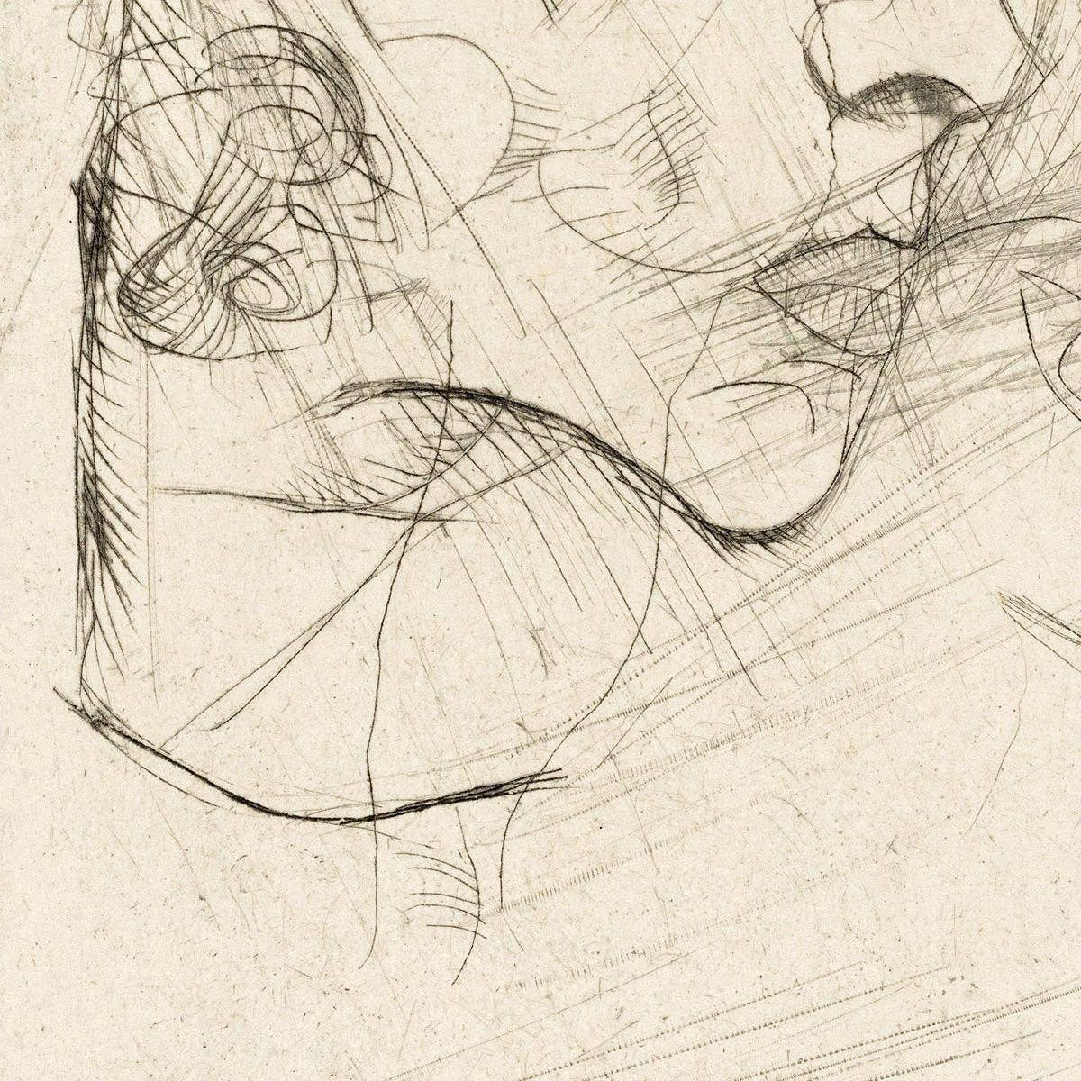 Self portrait by Egon Schiele