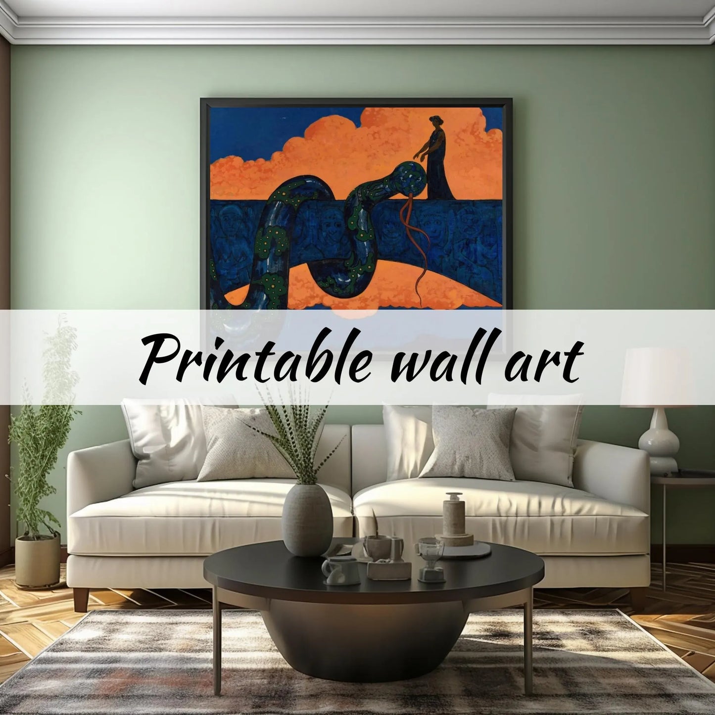 Tamed (circa 1910) by Marian Wawrzeniecki - Digital Download Wall Art