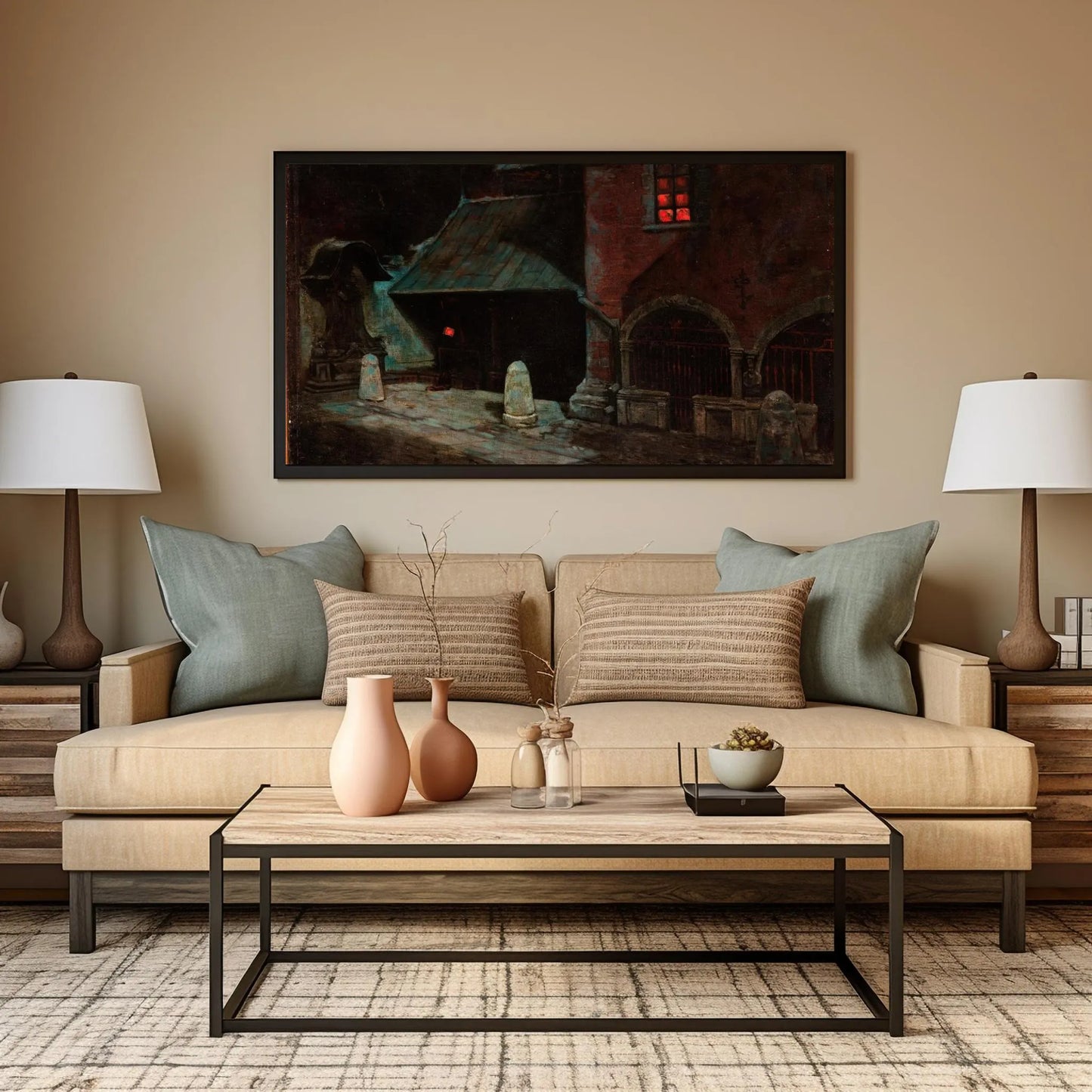 St Mary’s Church in Krakow (1900) by Marian Wawrzeniecki - Digital Download Wall Art