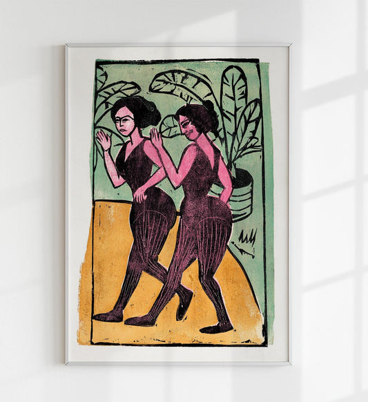 English Step Dancers by Ernst Kirchner