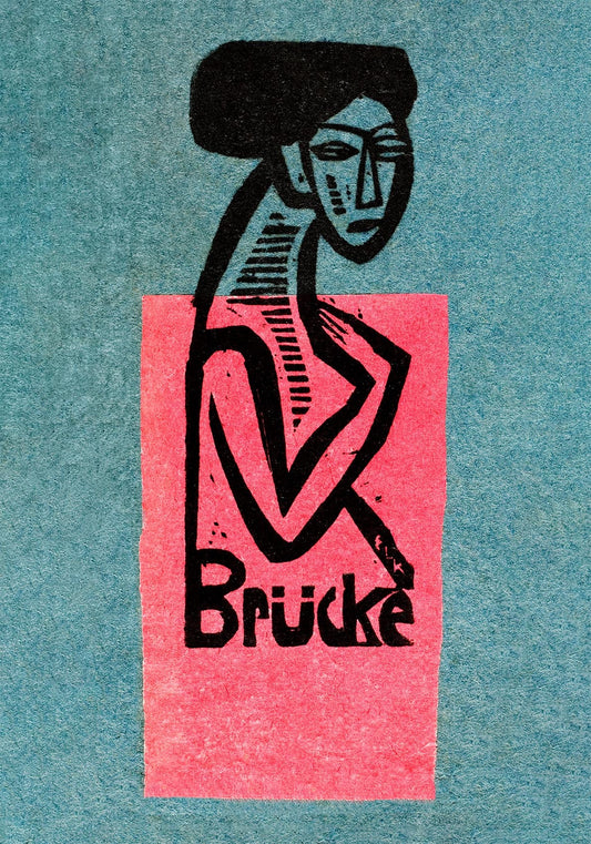 Cartel de la exposición El Puente de Ernst Kirchner