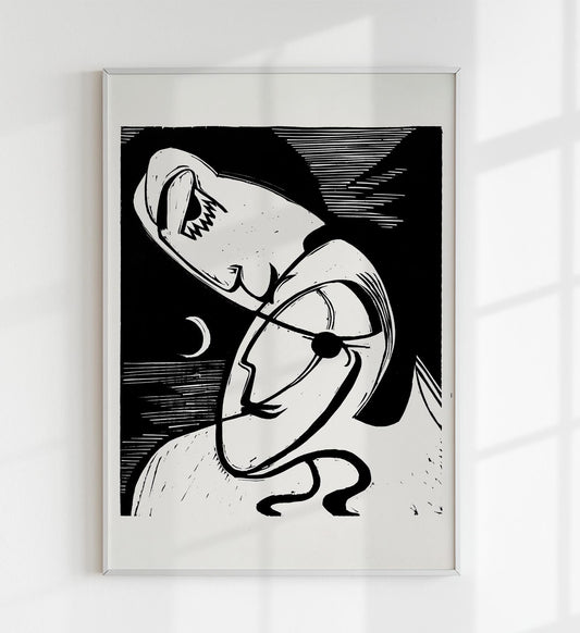 The Kiss by Ernst Kirchner