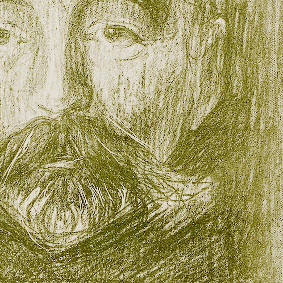 "Stéphane Mallarmé" Munch Exhibition Poster - _ready-for-faire, Art Exhibition Poster, Edvard Munch, Ernst Ludwig Kirchner, exhibition poster, expressionism, green, kitchen, kitchen decor, man, Moma, moonlight, mun10033, Munch, portrait, ready-for-abound, symbolism, Wall Art