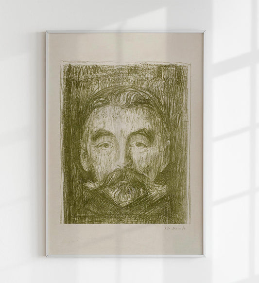 Edvard Munch "Stéphane Mallarmé" Art Poster