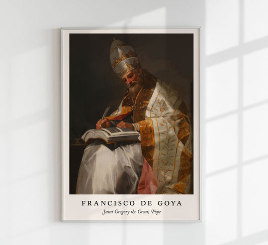 Saint Gregory the Great, Pope - Francisco de Goya Exhibition Poster