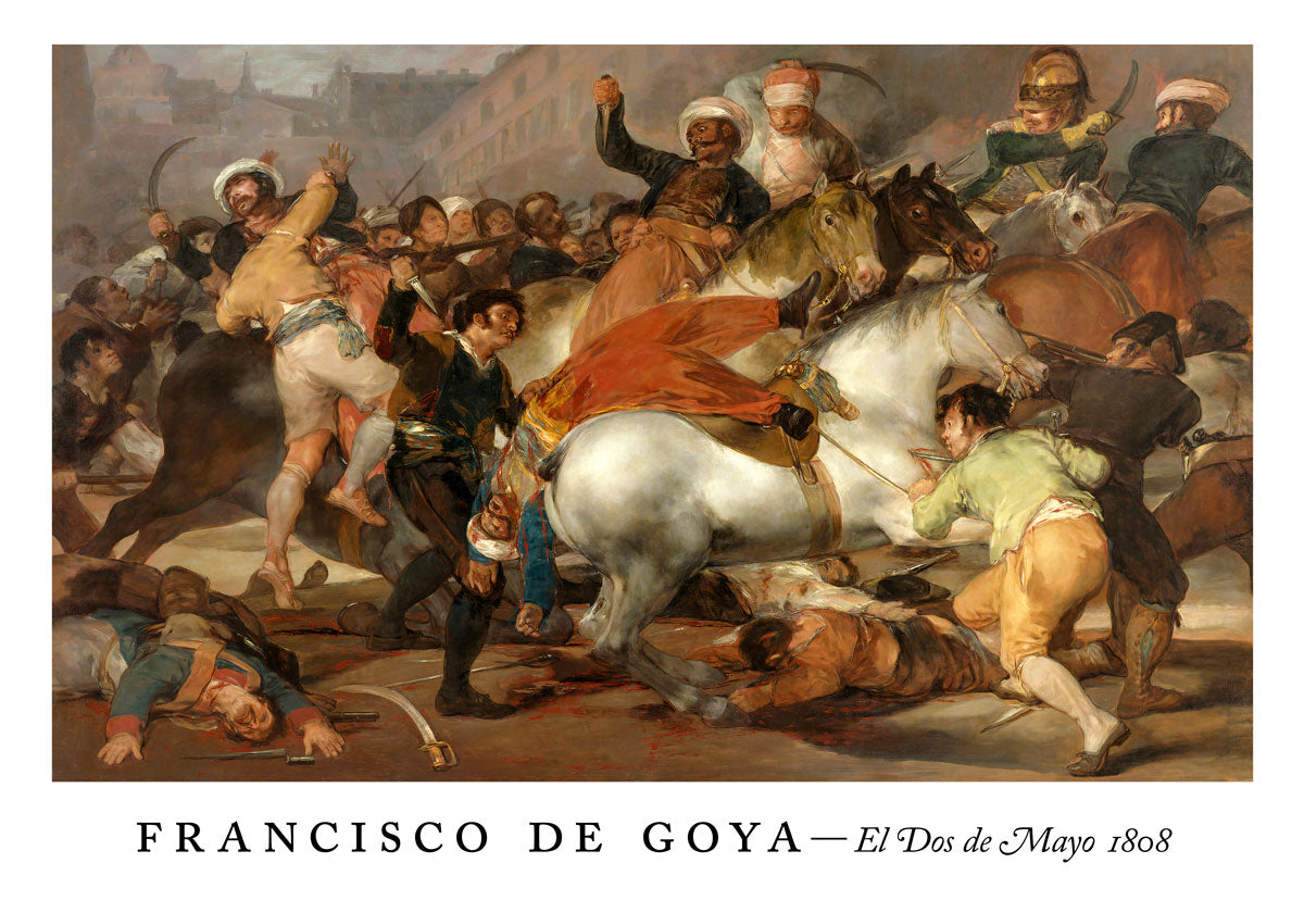 El Dos de Mayo de 1808 - Francisco de Goya Exhibition Poster