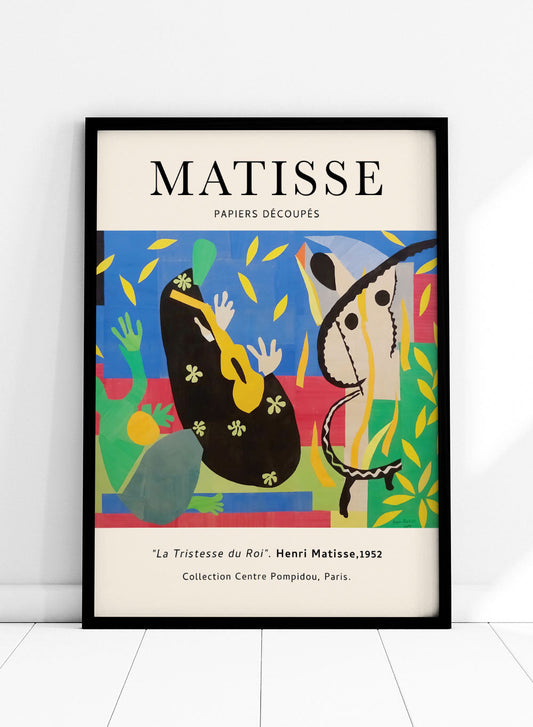 Henri Matisse Exhibition Poster - La Tristesse du Roi