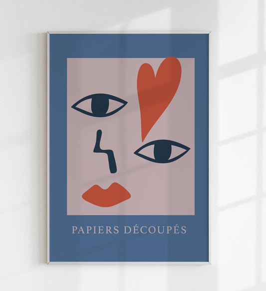 Papiers Découpés No. 9 - Abstract Wall Art Print