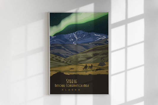 Steese National Conservation Area, Alaska - National Monuments Print