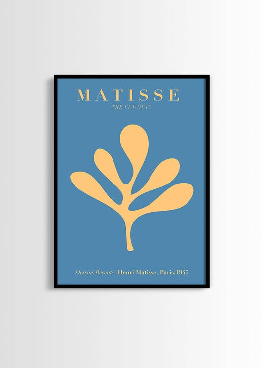 Dessins Récents, Blue Matisse Exhibition Poster: Paris, 1947