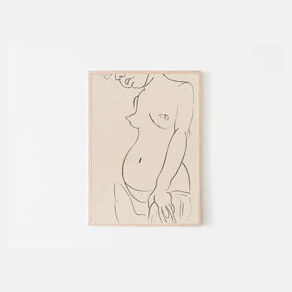 Nude Three Quarters (1913) by Henri Matisse