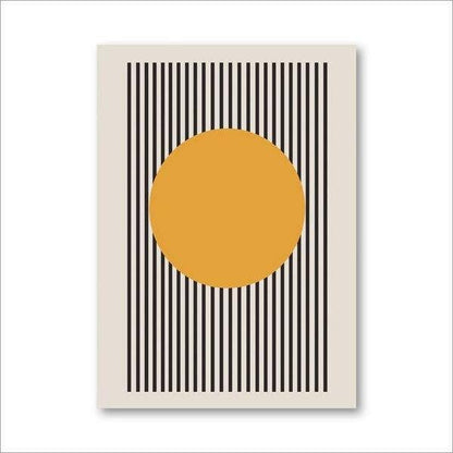 Bauhaus Exhibition Geometric Art Poster