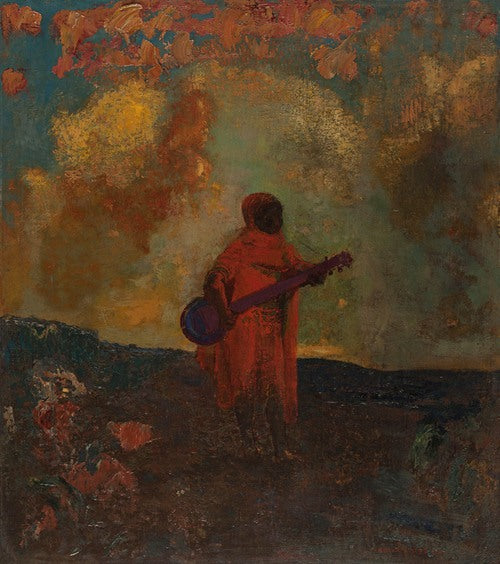 Arabe musicien (1893)  by Odilon Redon