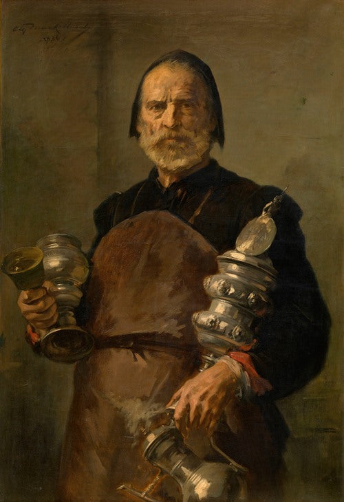 Seventeenth Century Tinsmith (1884)  by Alexandre Markelbach