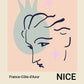 Matisse cote d’Azur - French Exhibition poster (Pink)