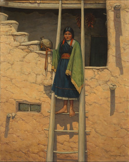 Hopi Stairway (ca. 1937-1943)  by Carl Moon