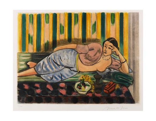 Art Print &quot;Odalisque au coffret rouge (1926)&quot; by Henri Matisse (1926)