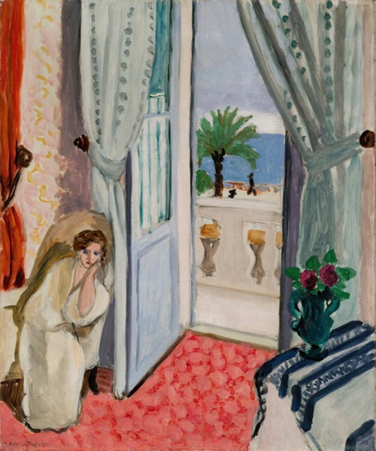 Art Print &quot;Interior at Nice (1919)&quot; by Henri Matisse (1919)