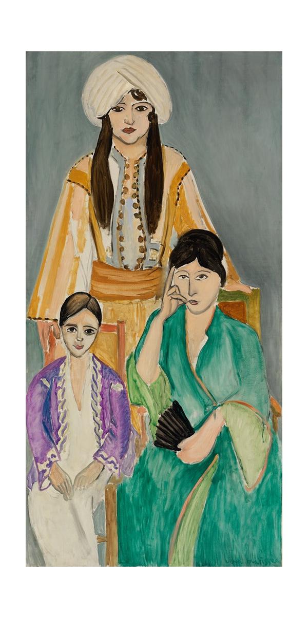 Three Sisters with Grey Background (Les Trois soeurs sur fond gris) (1917)