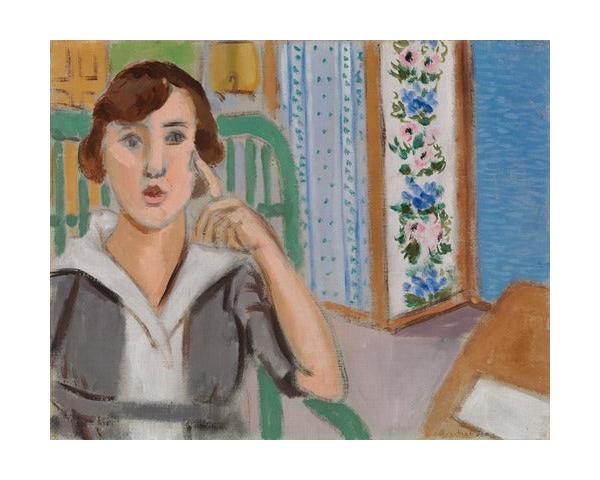 Woman and Screen (La Femme au paravent) (1919)