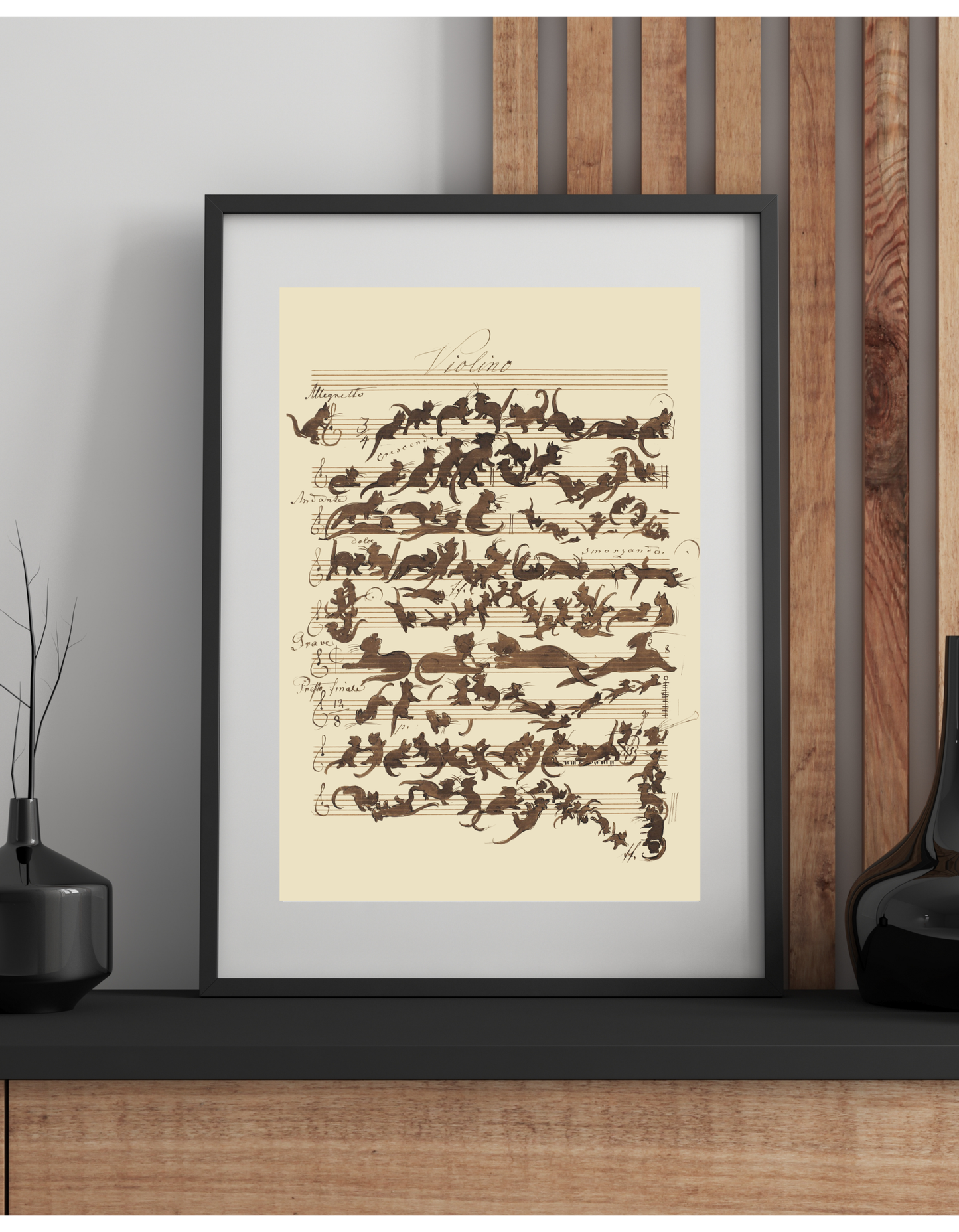 Cat Symphony by Moritz von Schwind – Art Print