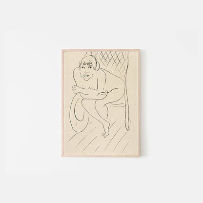 Nude Seated in a Rocking Chair (1914) by Henri Matisse