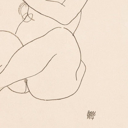 Naked Lady 02 by Egon Schiele