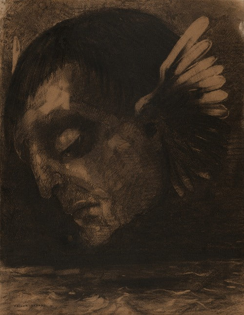 Tears (Les Pleurs) (1878)  by Odilon Redon