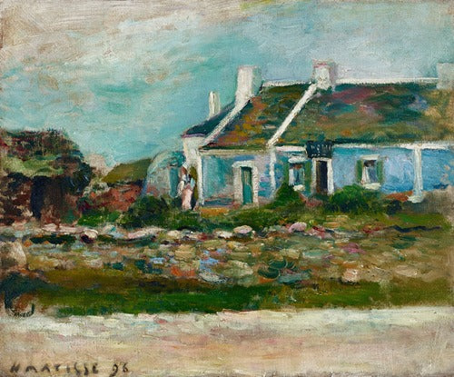 Art Print &quot;Entrée de cabaret Breton (1896)&quot; by Henri Matisse (1896)