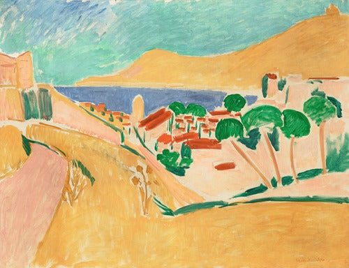 Art Print &quot;Collioure en août (circa 1911)&quot; by Henri Matisse (1911)