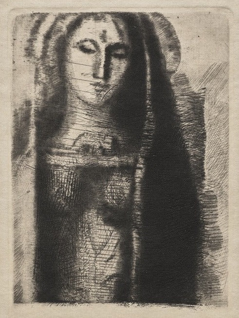 Princess Maleine (The Little Madonna) (1892)  by Odilon Redon