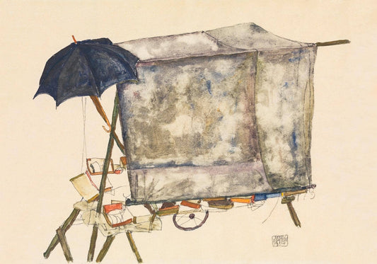 Street Cart by Egon Schiele