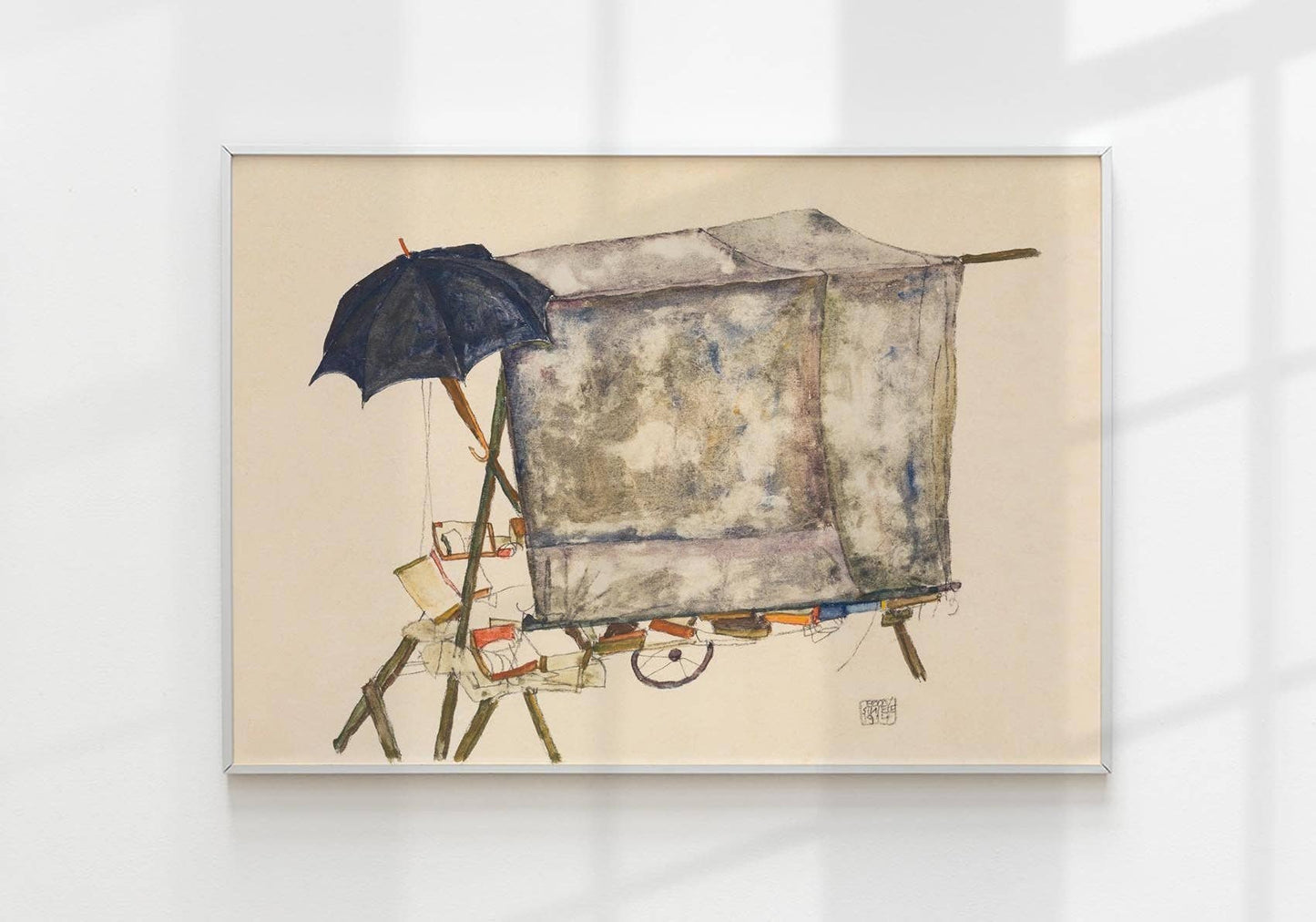 Street Cart by Egon Schiele